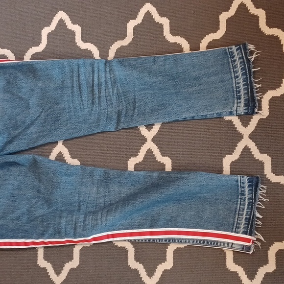 REVICE Ruby Tuesday Jeans With Red Stripe Women's 28 - Picture 13 of 15